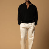 Tailored Loose Pant (Cream)