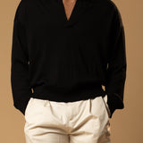 Luxe Merino Wool Long Sleeve (Black)