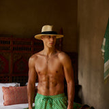 Signature Palm Green Meridian Swim Shorts