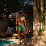 Signature Palm Green Meridian Swim Shorts
