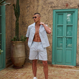 Venice Cotton Short (Green/White)