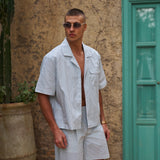 Venice Cotton Short (Green/White)