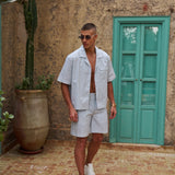Venice Cotton Short (Green/White)