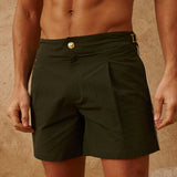 Ripley Tailored Olive Swim Shorts