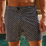 Pinnacle Tailored Navy Meridian Swim Shorts