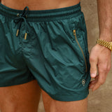 Signature Pine Green Swim Shorts