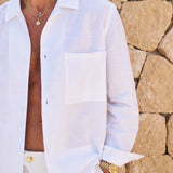 Cabo Linen Shirt (White)