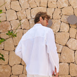 Cabo Linen Shirt (White)