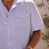 Venice Cotton Shirt (Blue/White)
