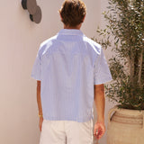 Venice Cotton Shirt (Blue/White)