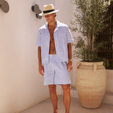 Venice Cotton Shirt (Blue/White)