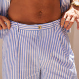 Venice Cotton Short (Blue/White)