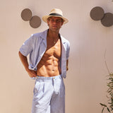 Venice Cotton Short (Blue/White)