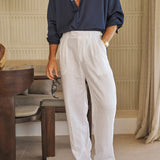 Cabo Linen Pant (White)