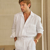 Cabo Linen Shirt (White)