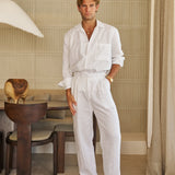 Cabo Linen Shirt (White)