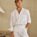 Cabo Linen Pant (White)