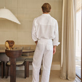 Cabo Linen Shirt (White)