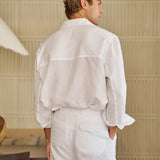 Cabo Linen Shirt (White)
