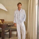 Cabo Linen Pant (White)