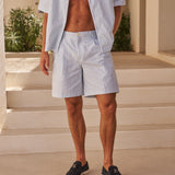 Venice Cotton Short (Green/White)