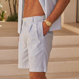 Venice Cotton Short (Green/White)