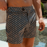 Pinnacle Tailored Olive Meridian Swim Shorts