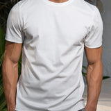 Luxe Mercerised Cotton Tee (White)