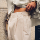 Tailored Loose Pant (Cream)