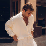 Tailored Loose Pant (Cream)