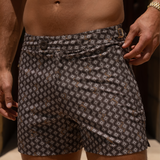 Pinnacle Tailored Brown Meridian Swim Shorts