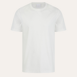 Luxe Mercerised Cotton Tee (White)