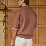 Manolita Short Sleeve Knit (Dark Sand)