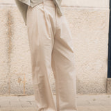 Tailored Loose Pant (Cream)